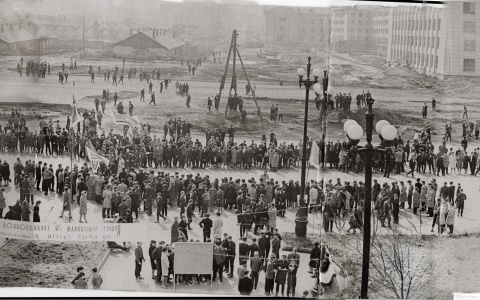 Участники Седьмой эстафеты ЧПИ , 1963 г.
